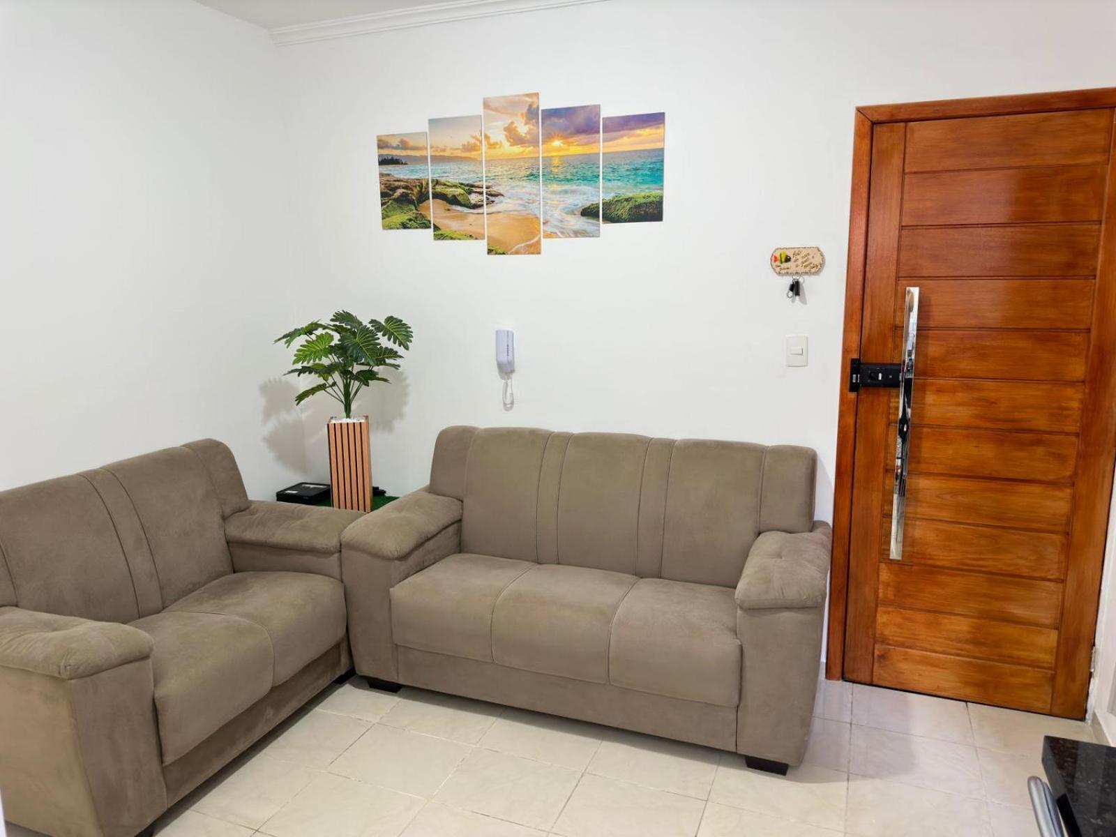 Apartamento Frente Ao Mar Com Varanda E Piscina プライア・グランデ エクステリア 写真